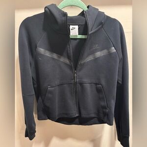 Nike Tech Black Zip-Up Hoodie